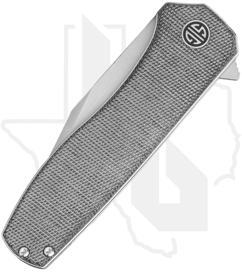 EIKONIC Xiphos XI6SB - Grey Black Micarta, Hand-Rubbed Satin