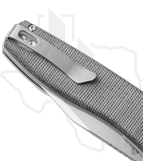 EIKONIC Xiphos XI6SB - Grey Black Micarta, Hand-Rubbed Satin