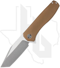 EIKONIC Xiphos XI6SBRN - Coyote Brown G-10, Two Tone Hand-Rubbed Satin & Dark Acid Stonewashed