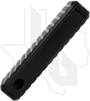 Rivery Manufacturing Zero ZERO-M-OTF-G-6061-BLACK - Black Aluminum, Grenade Milling