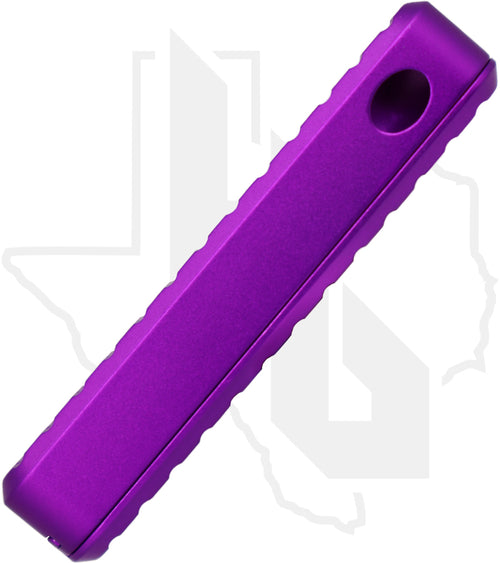Rivery Manufacturing Zero ZERO-M-OTF-G-6061-CLC-PU - Purple Aluminum, Grenade Milling
