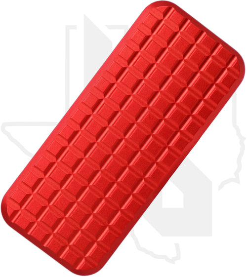 Rivery Manufacturing Zero ZERO-M-OTF-G-6061-CLC-RED - Red Aluminum, Grenade Milling