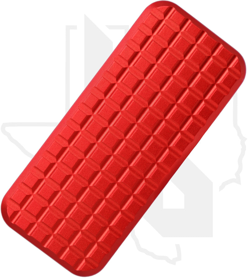 Rivery Manufacturing Zero ZERO-M-OTF-G-6061-CLC-RED - Red Aluminum, Grenade Milling