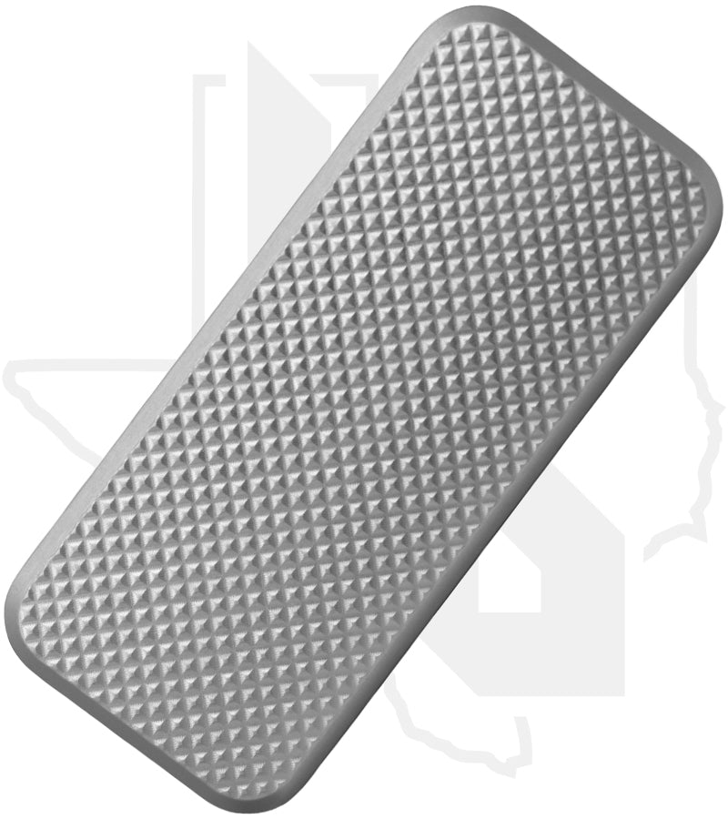 Rivery Manufacturing Zero ZERO-M-OTF-K-6061-GRAY - Gray Aluminum, Knurled Milling