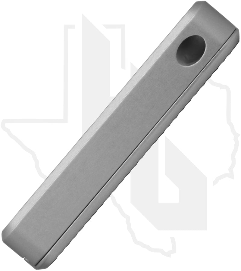 Rivery Manufacturing Zero ZERO-M-OTF-K-6061-GRAY - Gray Aluminum, Knurled Milling
