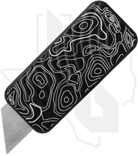 Rivery Manufacturing Zero ZERO-M-OTF-O-6061-BLACK - Black Aluminum, Original Milling, Topo Engraving