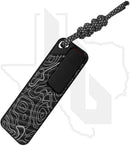 Rivery Manufacturing Zero-G ZGO-OTF-U-6061-BLACK - Black Aluminum, Original Milling, Topo Engraving